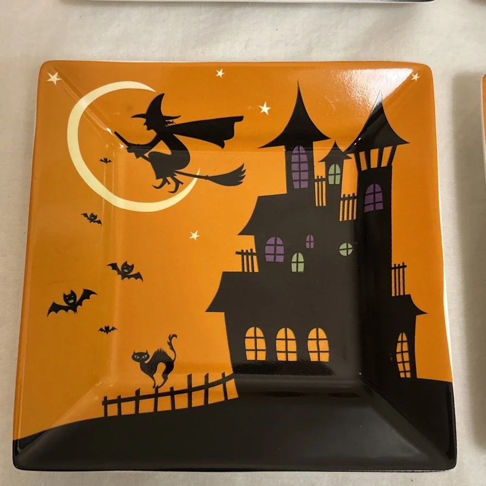 222 Fifth Halloween Decorative Plates 5
